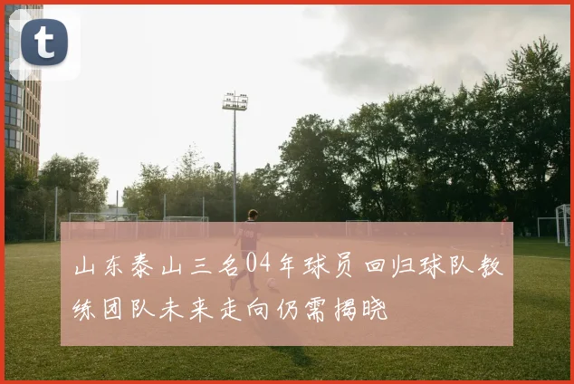 山东泰山三名04年球员回归球队教练团队未来走向仍需揭晓